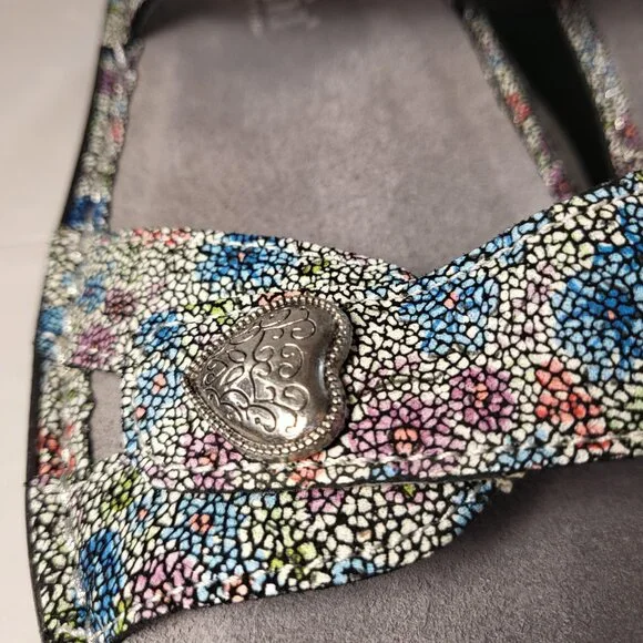 Alegria by PG Lite Vienna Backstrap Sandal Size 38 EU Multi Mosaic - Picture 6 of 9